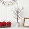 24" Unlit Snowed Twig Artificial Christmas Tree in Decorative Planter